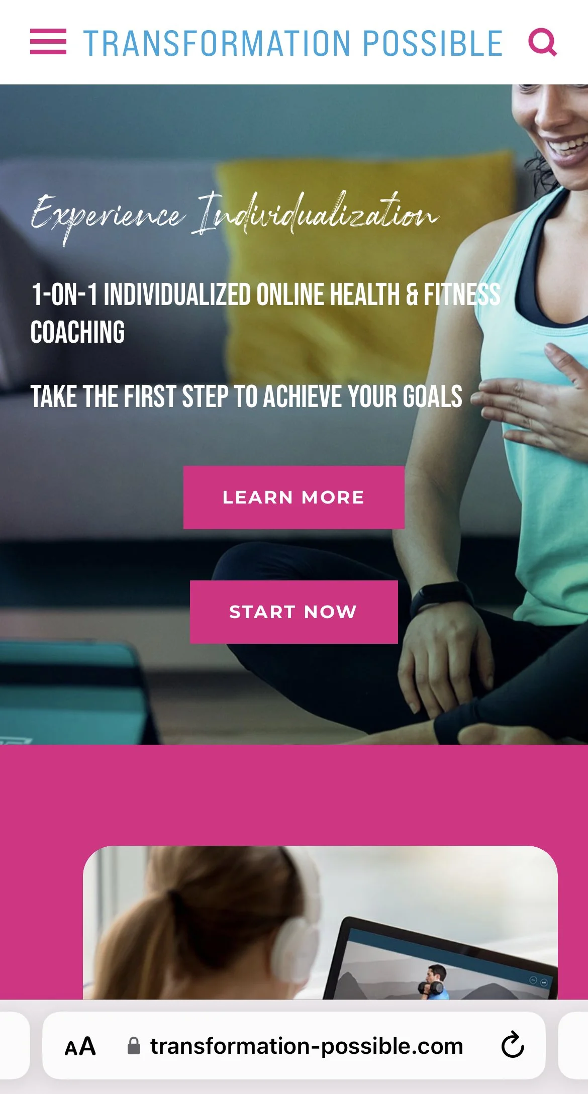 Transformation Possible is open for new clients right now