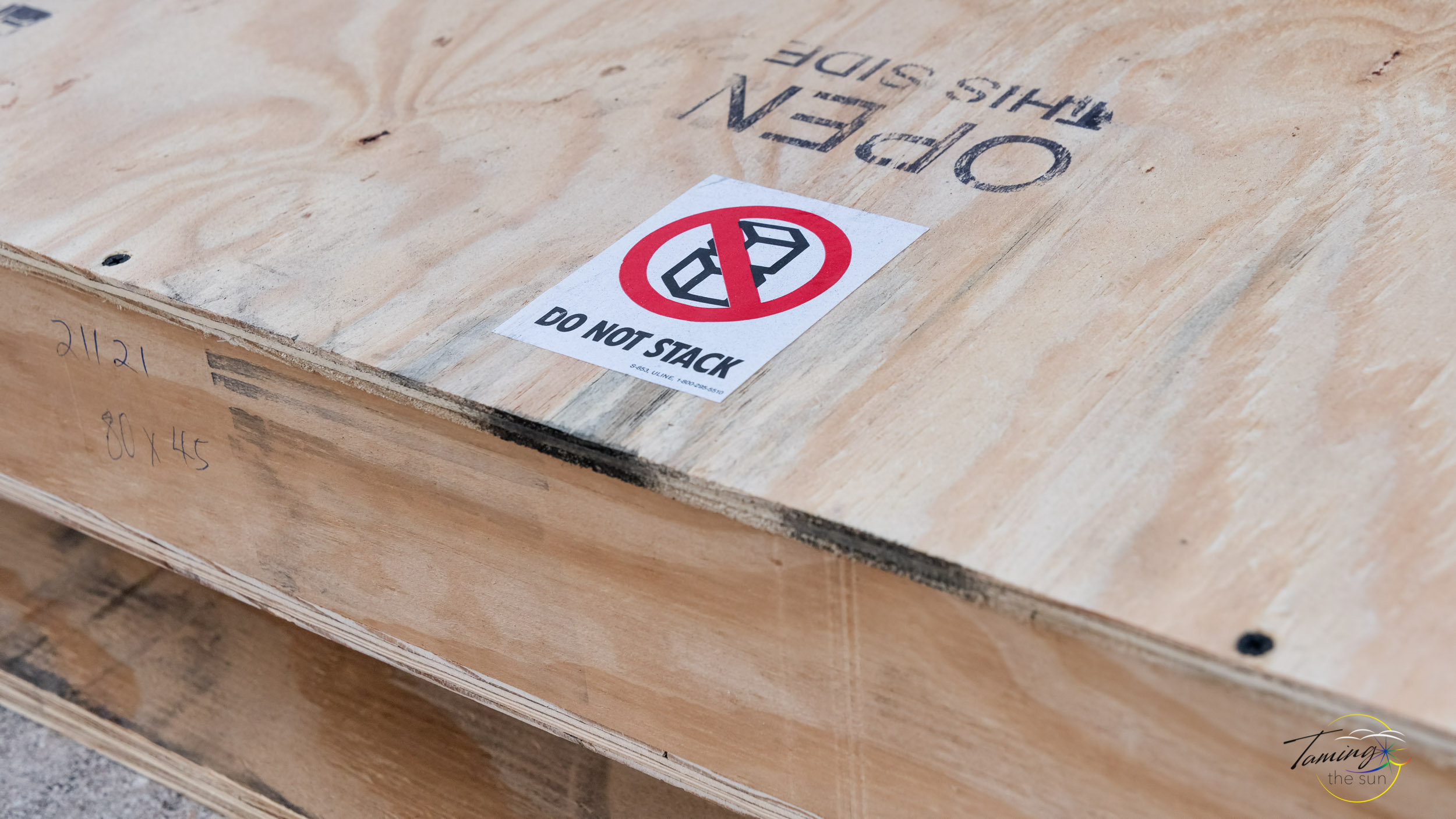 Near Earth Comet 80x45 Shipping Crate 1