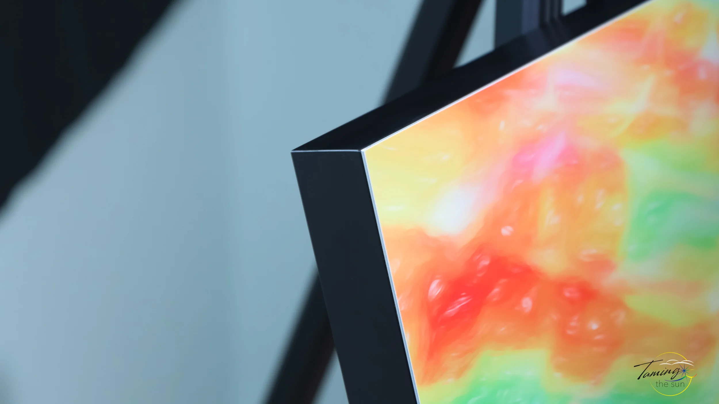 Cotton Candy Squared, 16 x 16 square AluminArte Frame to Edge piece