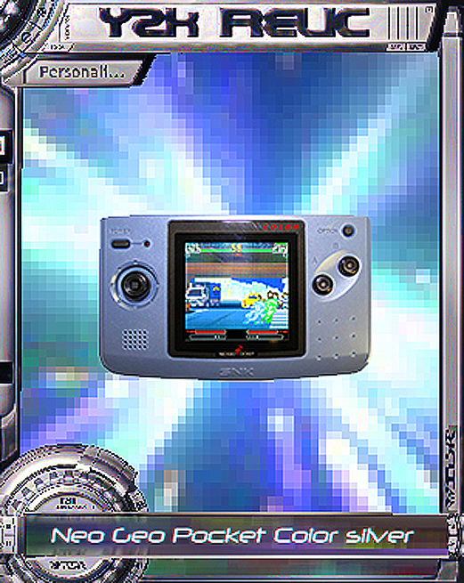 SNK_Neo Geo Pocket Color_COLOR HANDHELD CATRIDGE SYSTEM_HEAVEN_PLAYA_silver CARBON BLACK.png