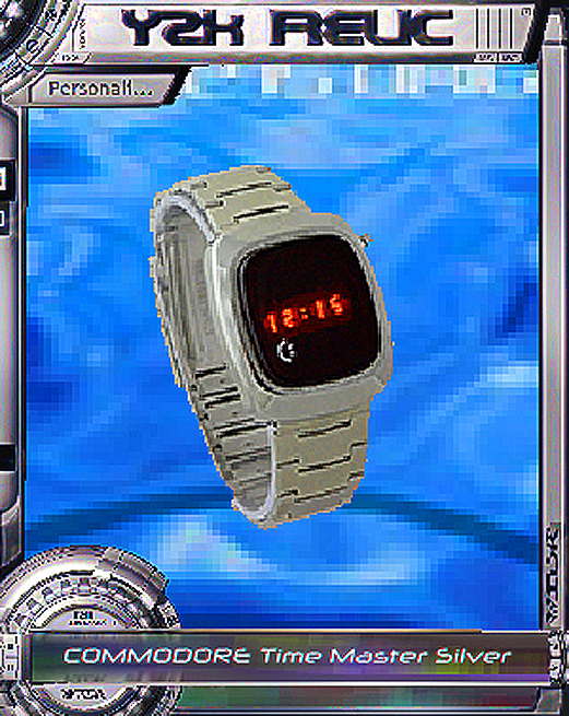 COMMODORE_Time Master_luxury digital watch_ripple_playa_Silver onyx red led.png