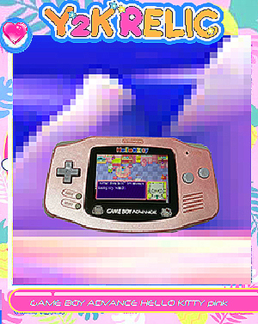 NINTENDO_GAME BOY ADVANCE_LIMITED HANDHELD CARTRIDGE SYSTEMS_CLOUDZ_RIO_SPARKLE PINK_HELLO KITTY.png