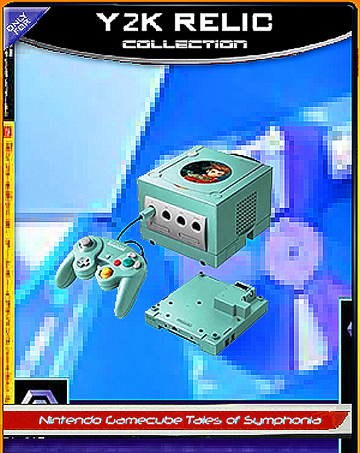 Nintendo_Gamecube_limited editon minidvd console_minidiscs_cubed_symphonia aqua_Tales of Symphonia.png