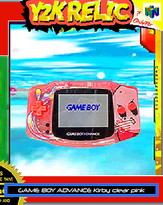 NINTENDO_GAME BOY ADVANCE_LIMITED HANDHELD CARTRIDGE SYSTEMS_WAVE54_SMASH_Kirby clear pink_KIRRBY MURAL EDITION.png