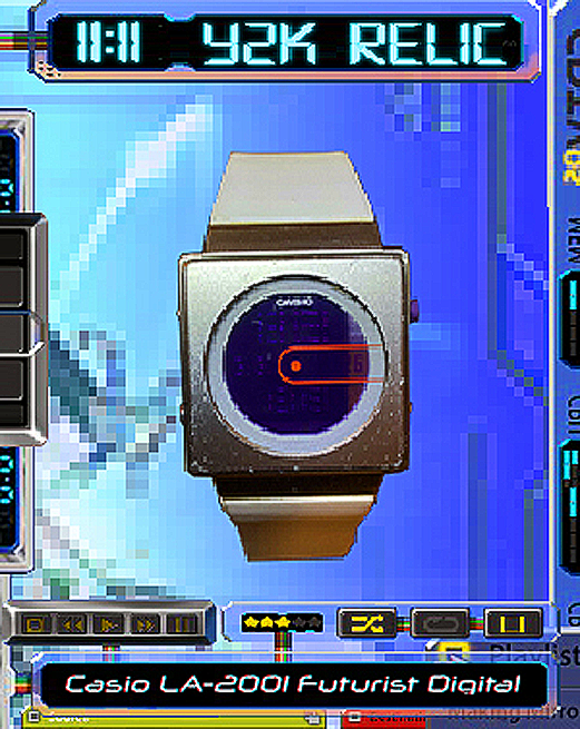 Casio_LA-2001_retro Futurist Digital watch_saturn_amcd_stainless steel purple led face.png