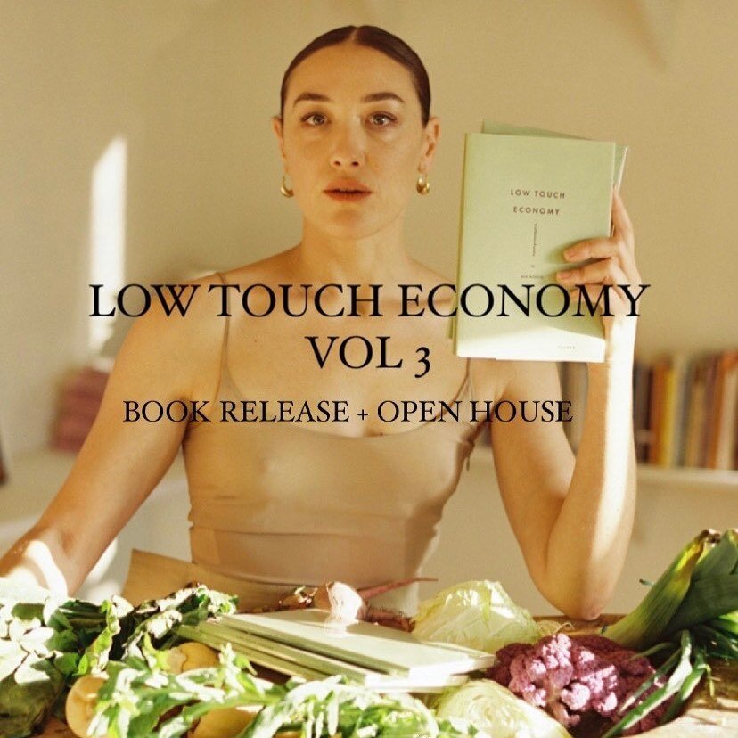 Book release from 12-2pm today @ Aardvark Letterpress of &ldquo;Low Touch Economy&rdquo; by the talented @miamoretti 

Come by and say hello!