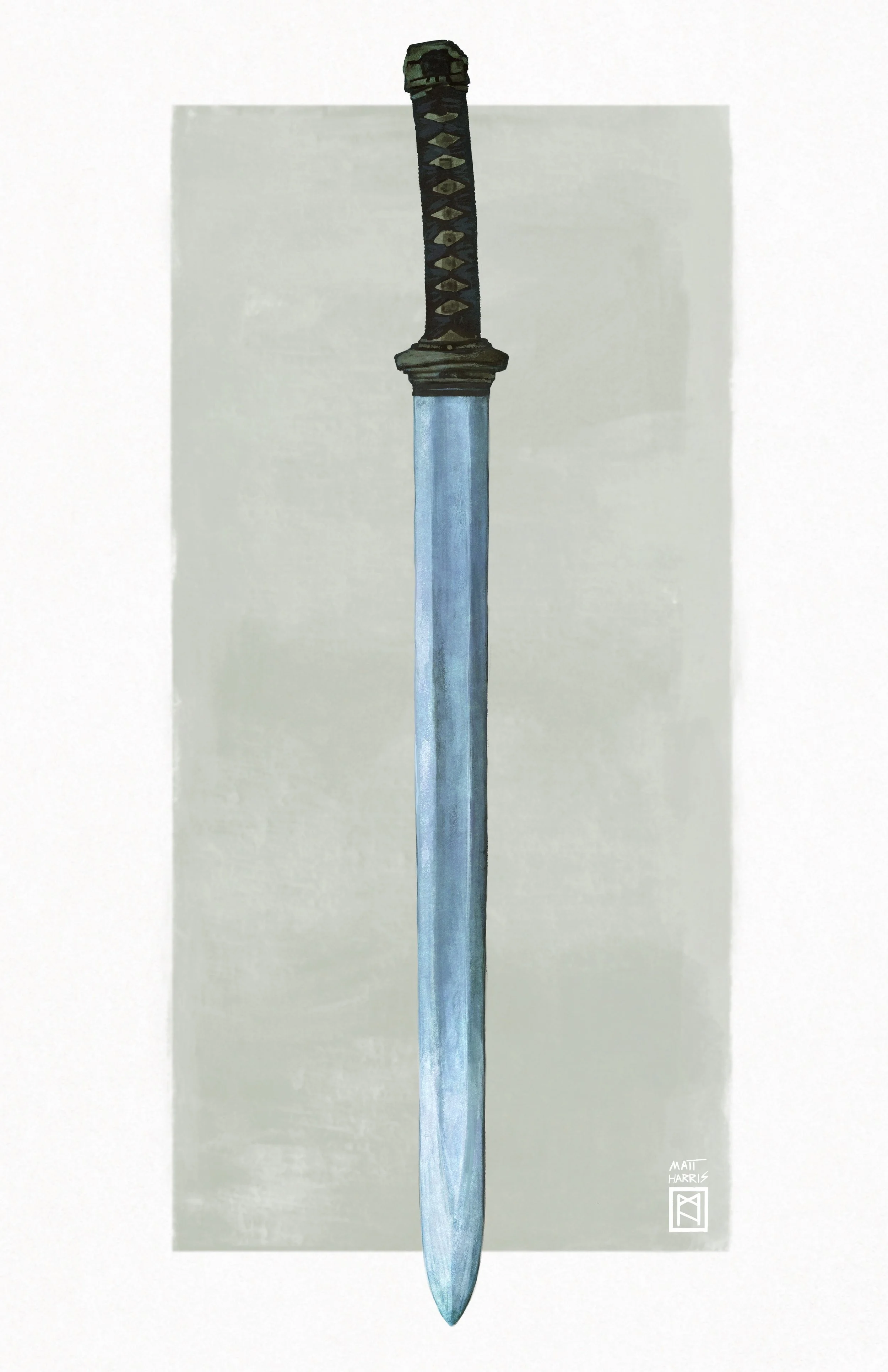 Iridian Steel Sword Concept Art