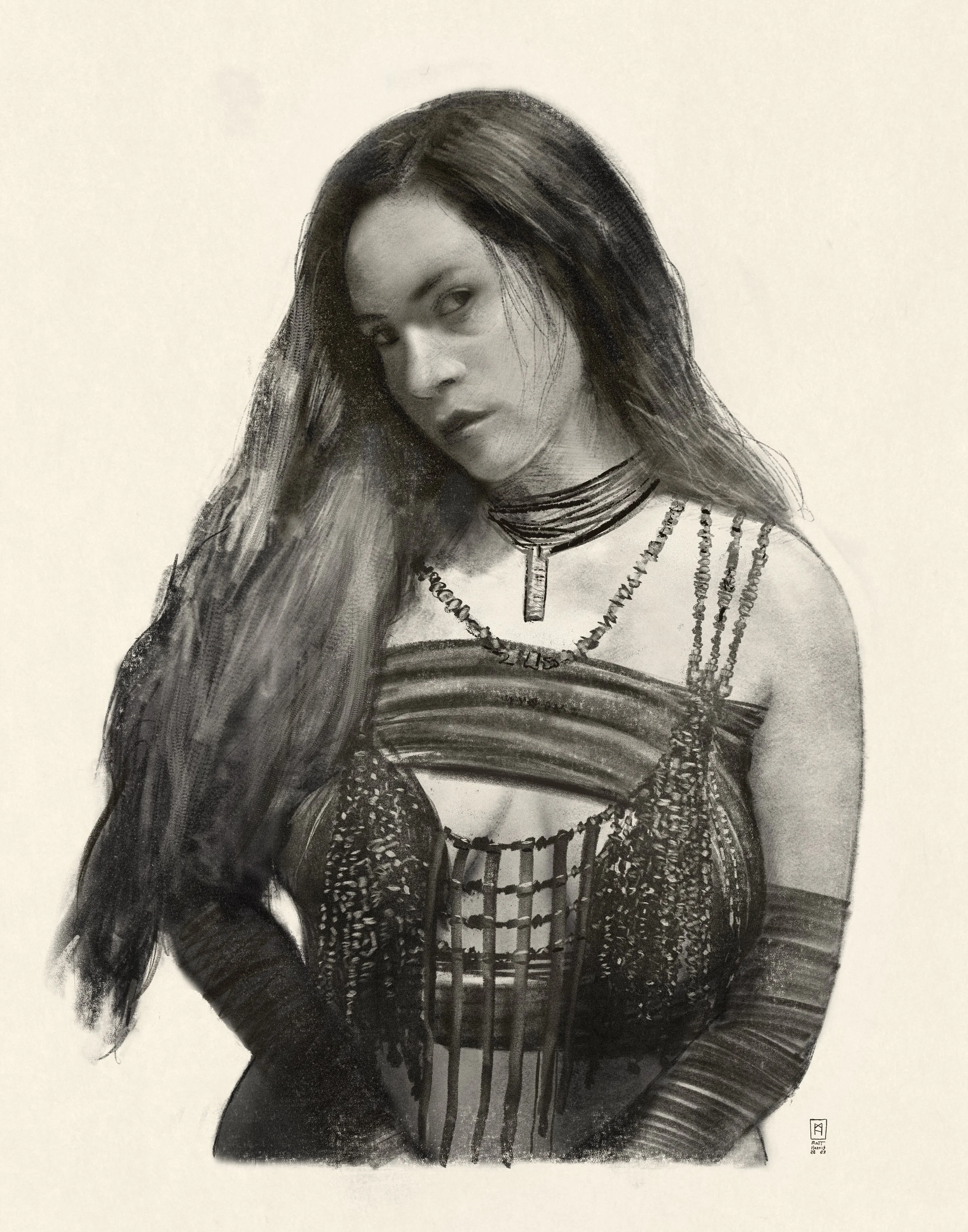 Scrael Woman Sketch