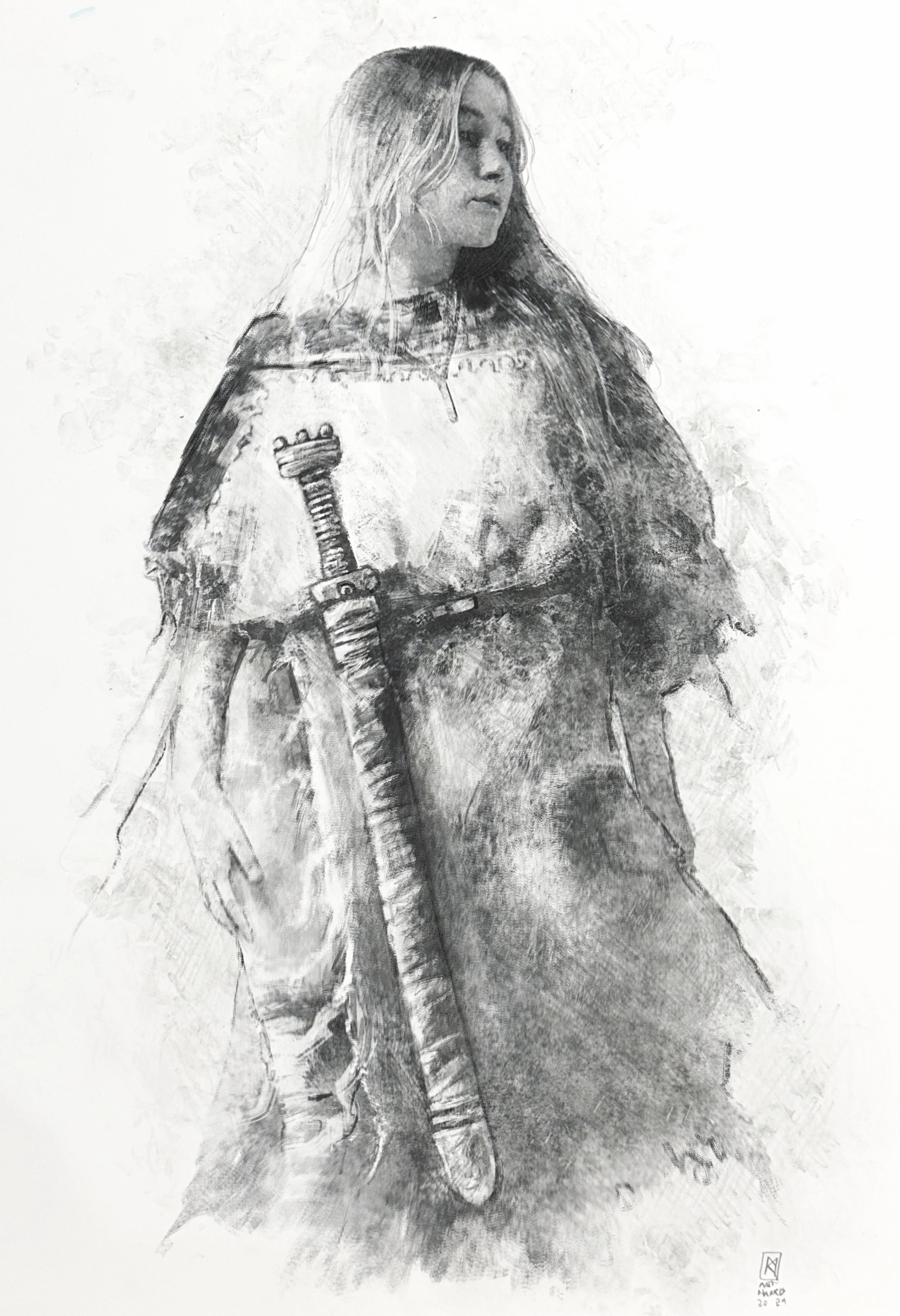 Austyri Nomad Girl Sketch