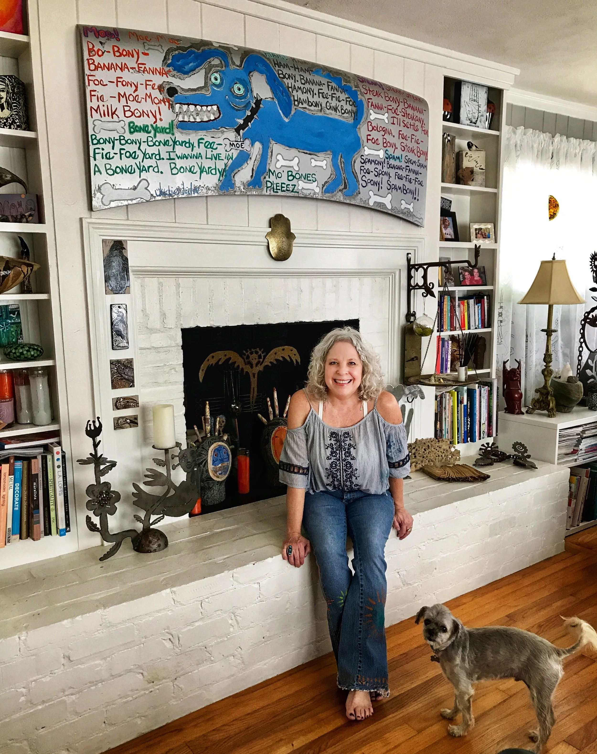 Living with Art!   My home.