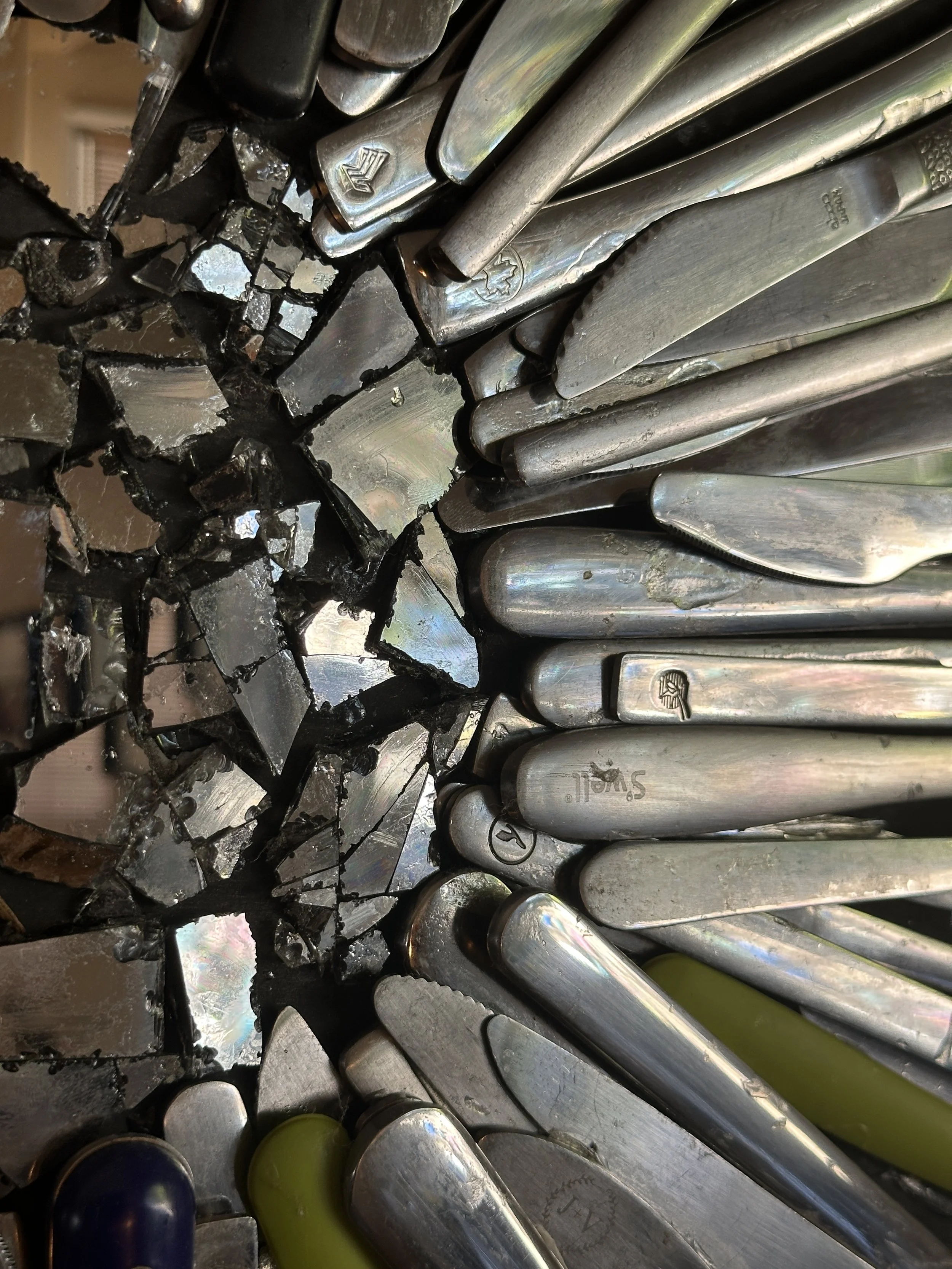 Knives and Glass (detail)