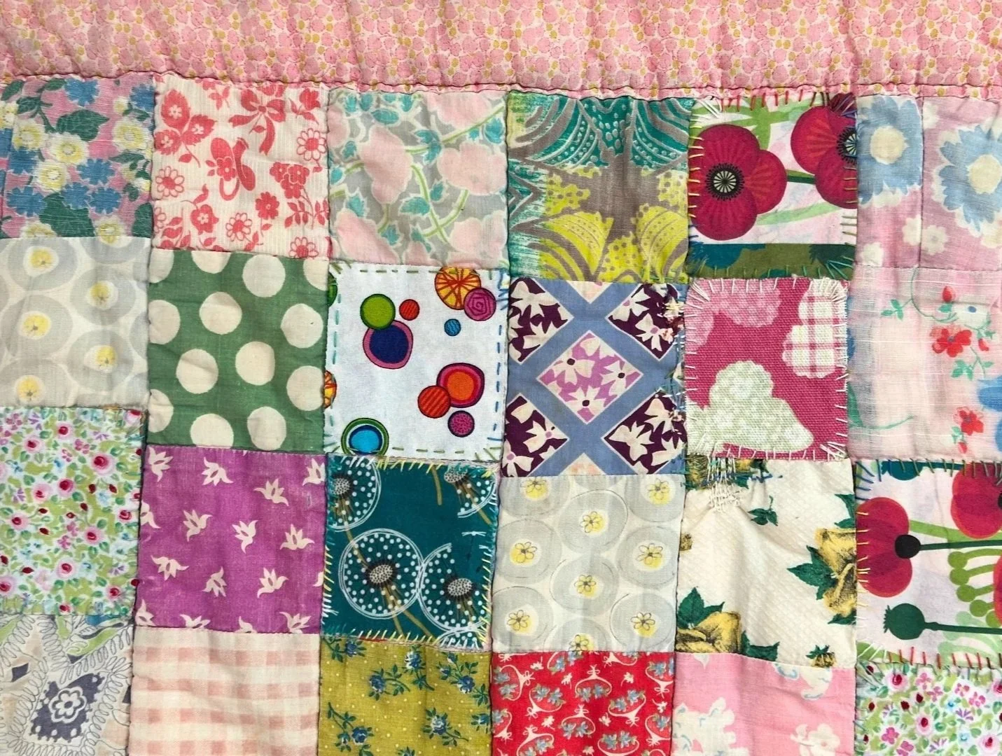 Detail- Hand-Me-Down (Visible Repairs)