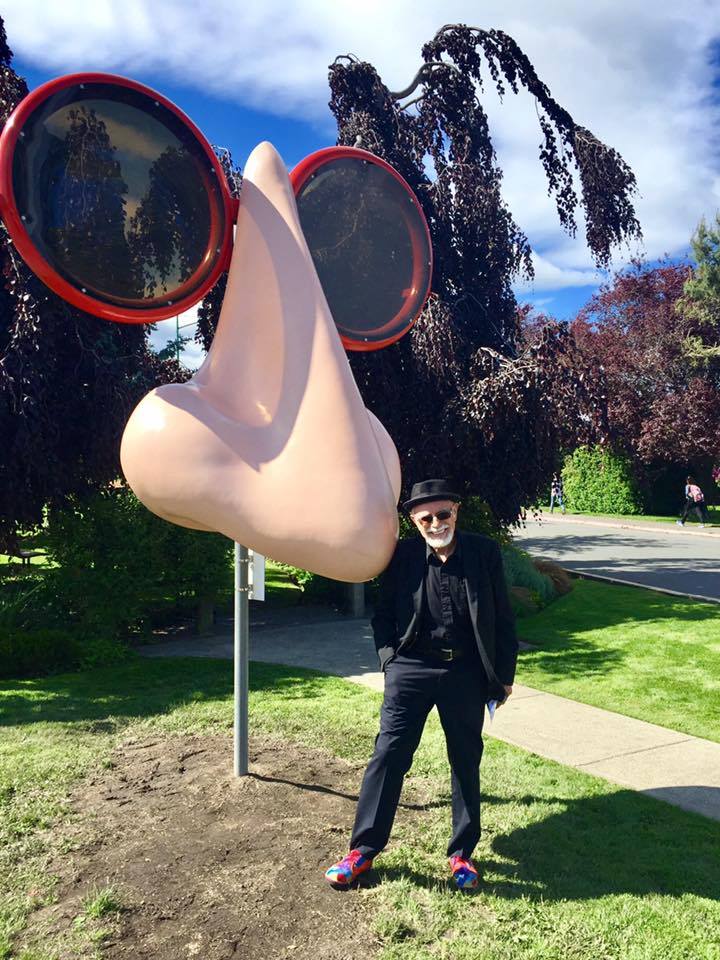 Ron Simmer - What the Nose Knows. Installed June 1, 2017, in Victoria, BC.