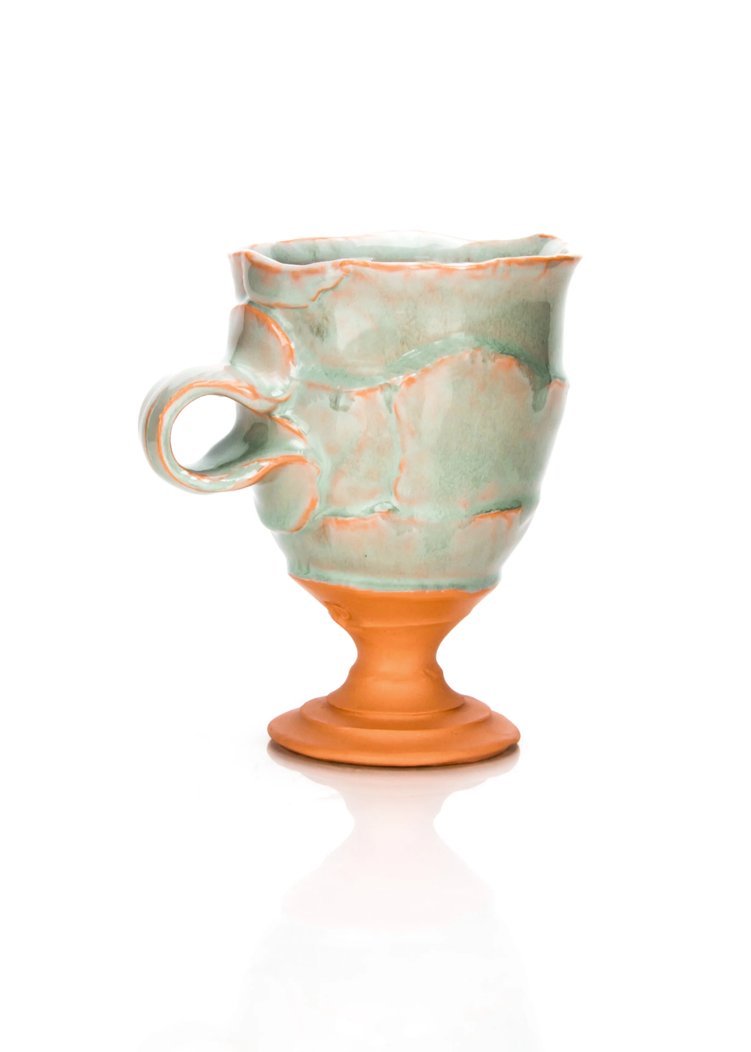Tangerine Handled Snifter