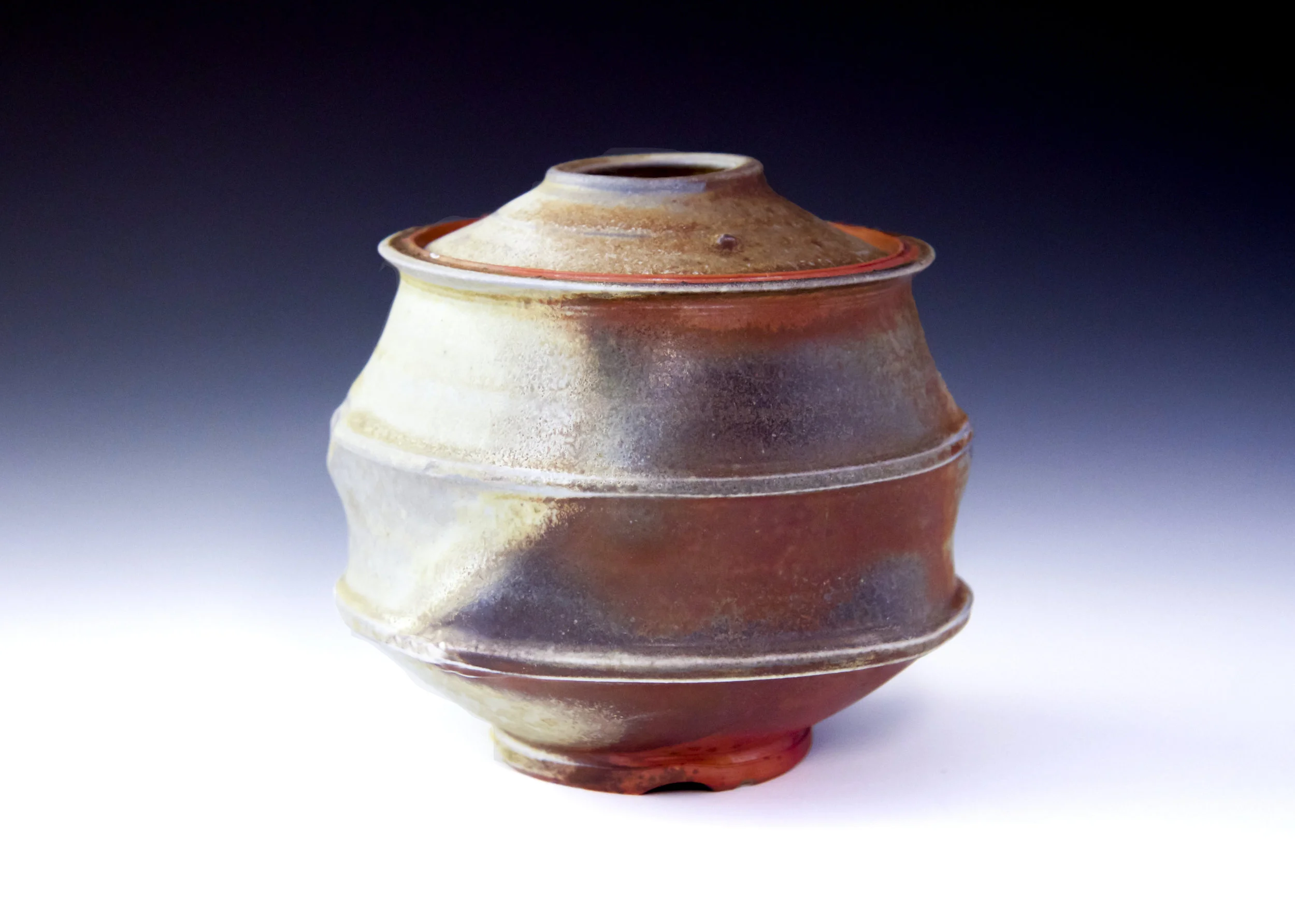 Wood Fired Covered Jar