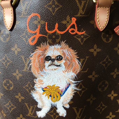 louis vuitton painted bags
