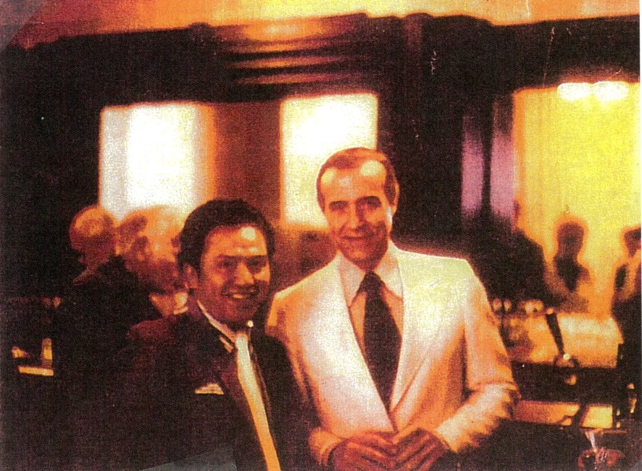 Augusto with Ricardo Montalbán