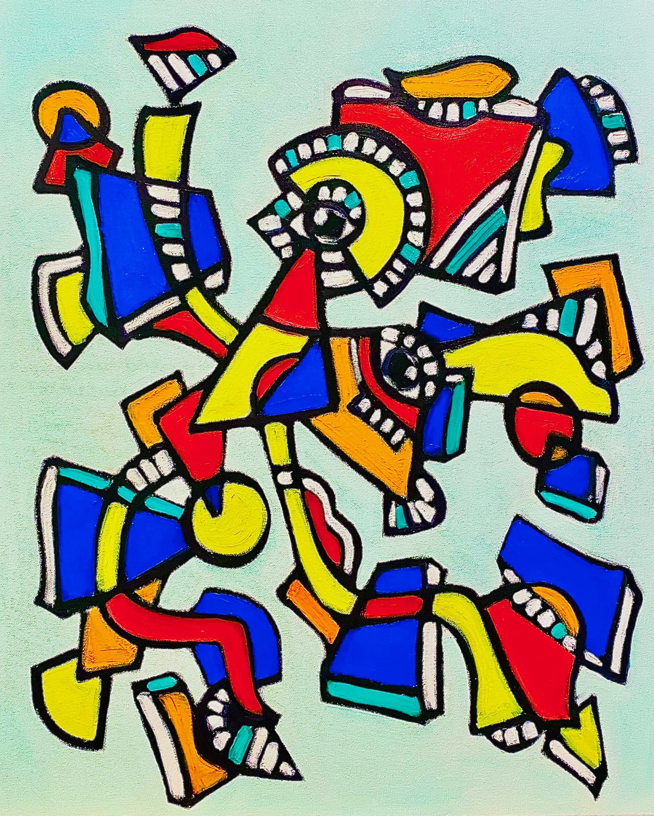 Walking on joy (30x24)