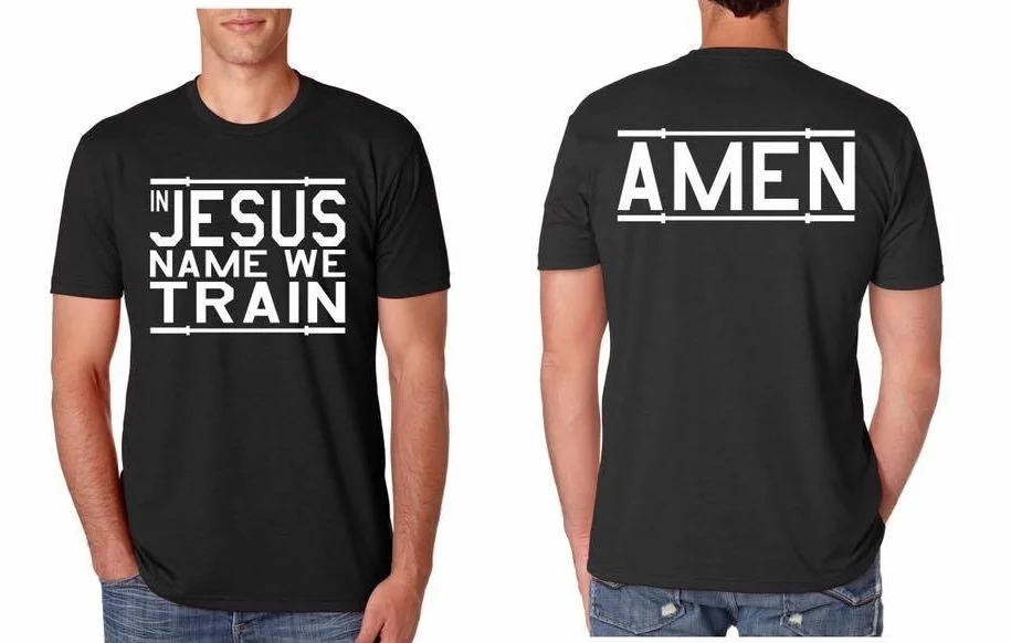 jesus trained t shirt