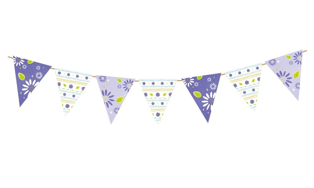 blue daisy_bloom_flag / 3月