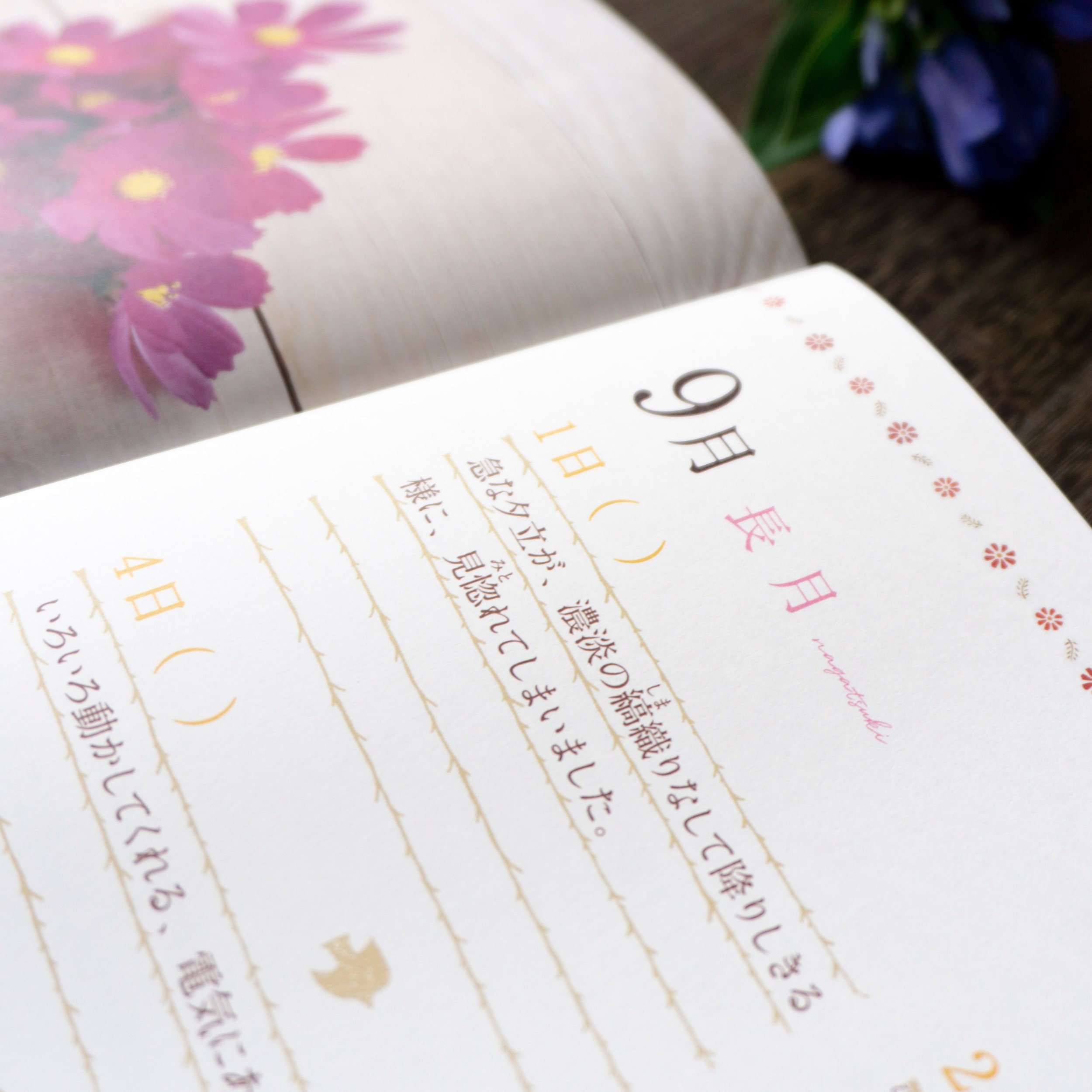 感謝の歳時記
9月〜長月〜
誕生花
ー＊ー＊ー＊ー＊ー＊ー＊ー＊ー＊ー
リンドウ
〜 花言葉 〜「正義」
ー＊ー＊ー＊ー＊ー＊ー＊ー＊ー＊ー
.
習慣によって自分の幸せに気づき
持続的な幸せを
.
日記帳を必要としている人はもちろん、
人生の節目（出産、結婚、就学、就職、転職、退職、転居）を迎えている方や、
前に進む力を作り出そうとしている方、
もう一度自分の幸せを再認識したい方はぜひお使いください！
.
詳細はショップサイトへ
https://terrace.theshop.jp
Cree