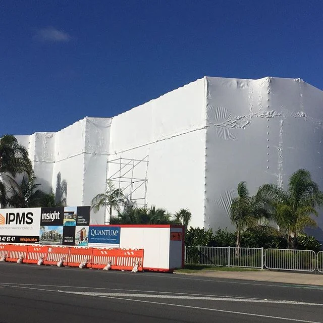 All wrapped up and ready to go at Mount Central project. #commercialconstruction #commercialarchitecture