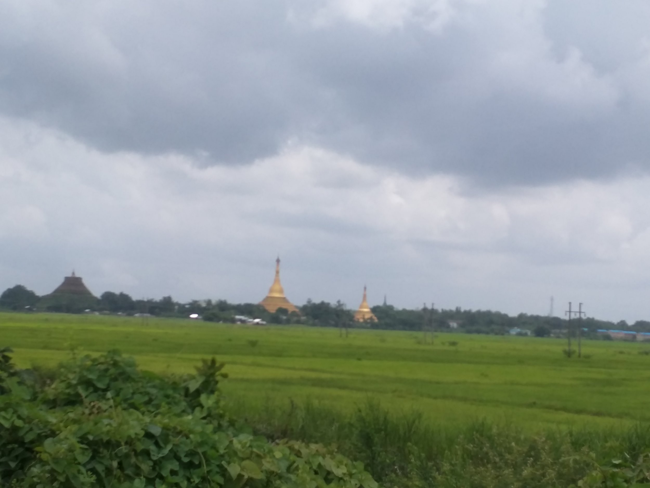 Shwedagon from afar