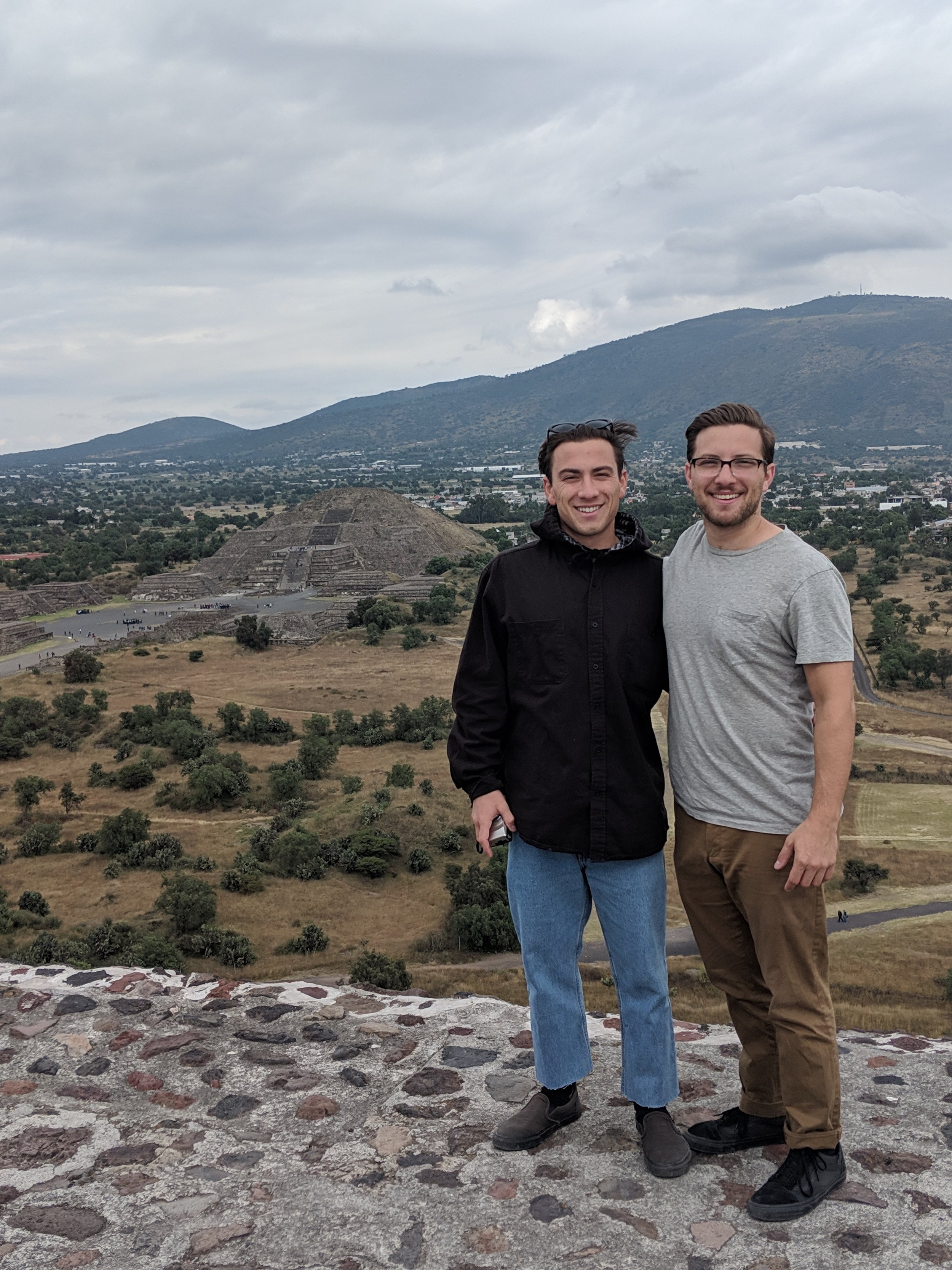 Hermano on a Pyramid