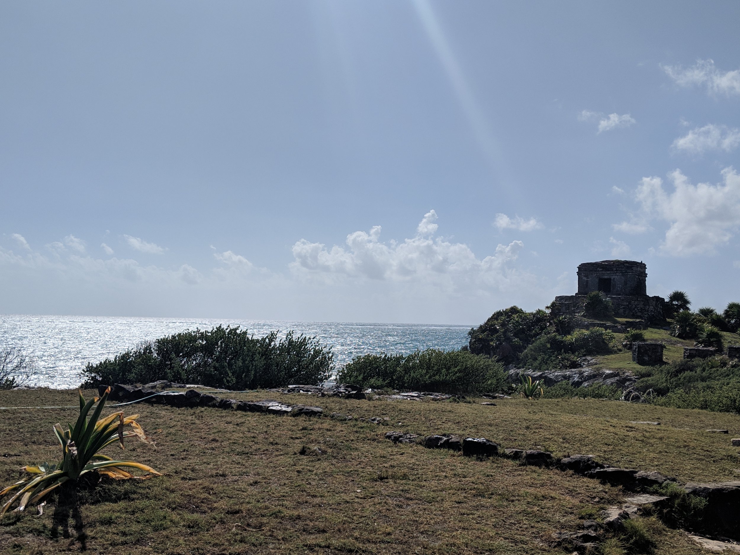 Tulum beach ruins