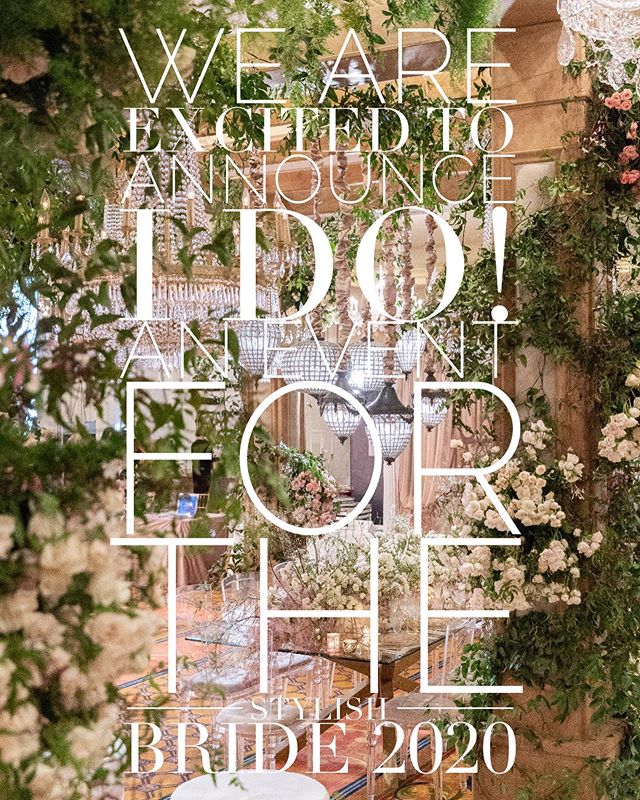The 10th annual @idobridalevent is in the works + we&rsquo;re excited for you to experience the magic! 💫 Tickets on Sale now! [see link in profile] Industry professions DM or email for more information!