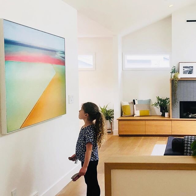 When your wonderful Clients send you pictures of their littles admiring their beautiful new art. @david_burdeny .
.
.
#nelsondesign #interiordesign #customhomes #healthyhomes #sustainablehomes #greendesign #northvancouverhomes #art #artoftheday #desi