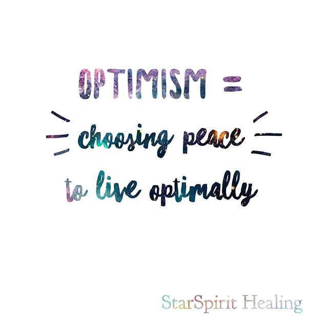 Yes! Optimism is the sensation of correct alignment with your Soul. It&rsquo;s choosing peace, because you&rsquo;re certain of your sovereignty. That YOU are the creator of your world, not subject to it!

It&rsquo;s the act of owning that you create 