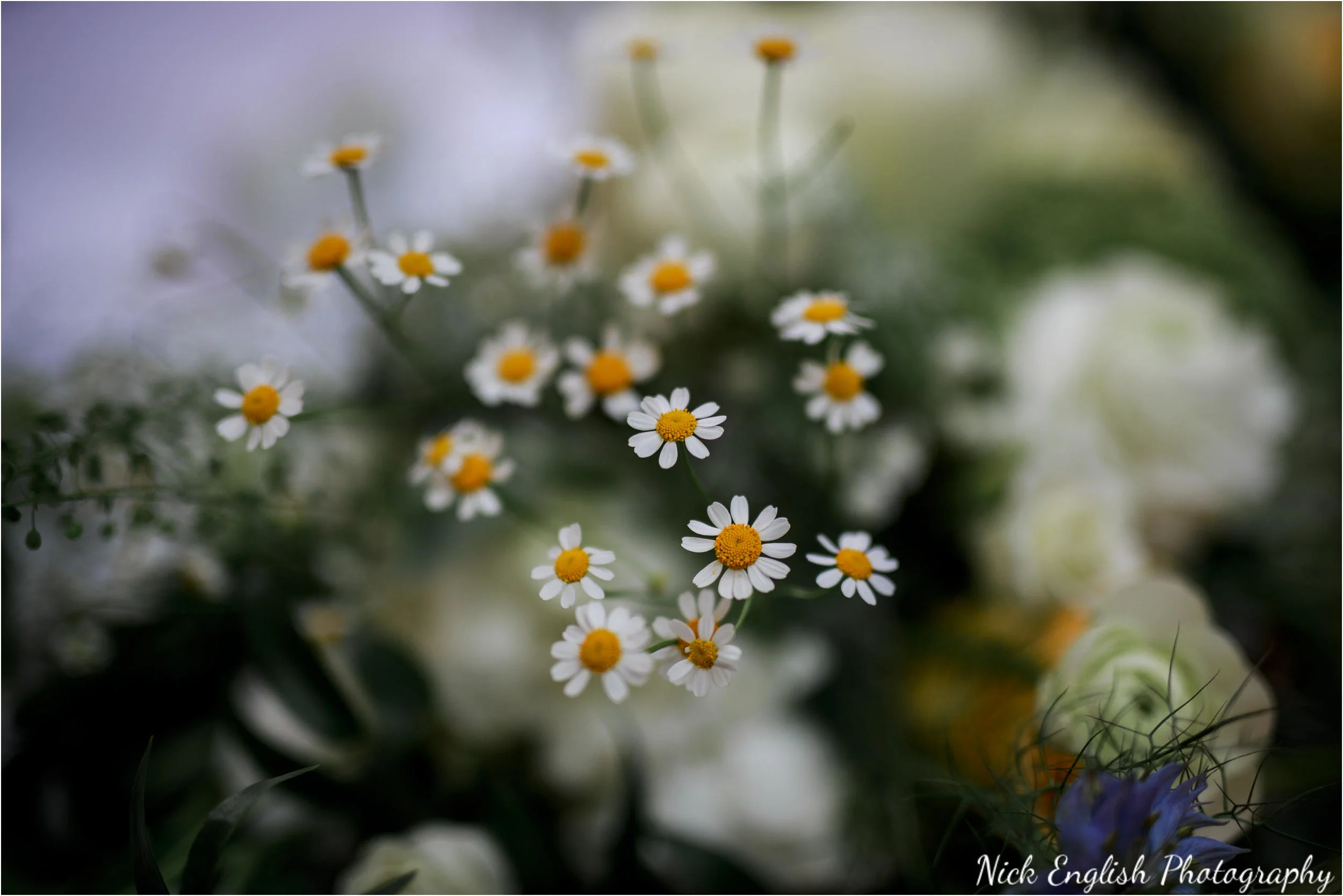 Wedding Breakfast Flowers Mitton Hall