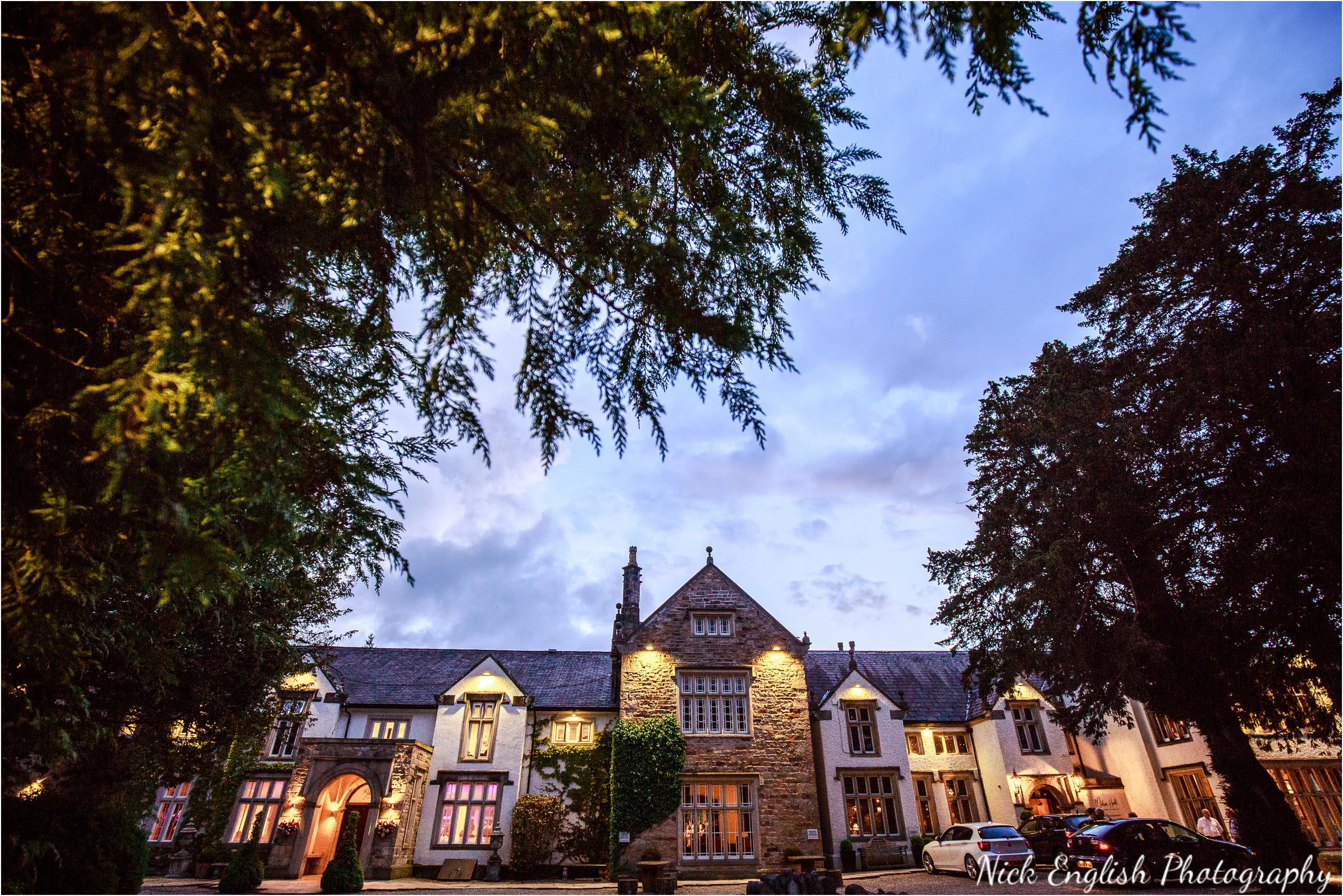 Mitton Hall Building at Night