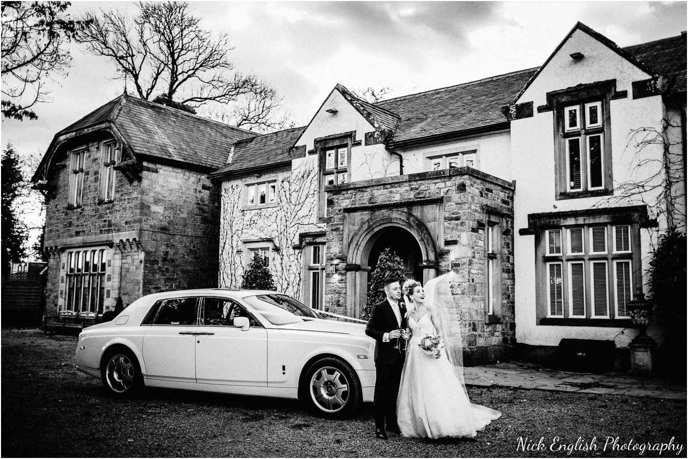 Mitton Hall Winter Wedding Photograph