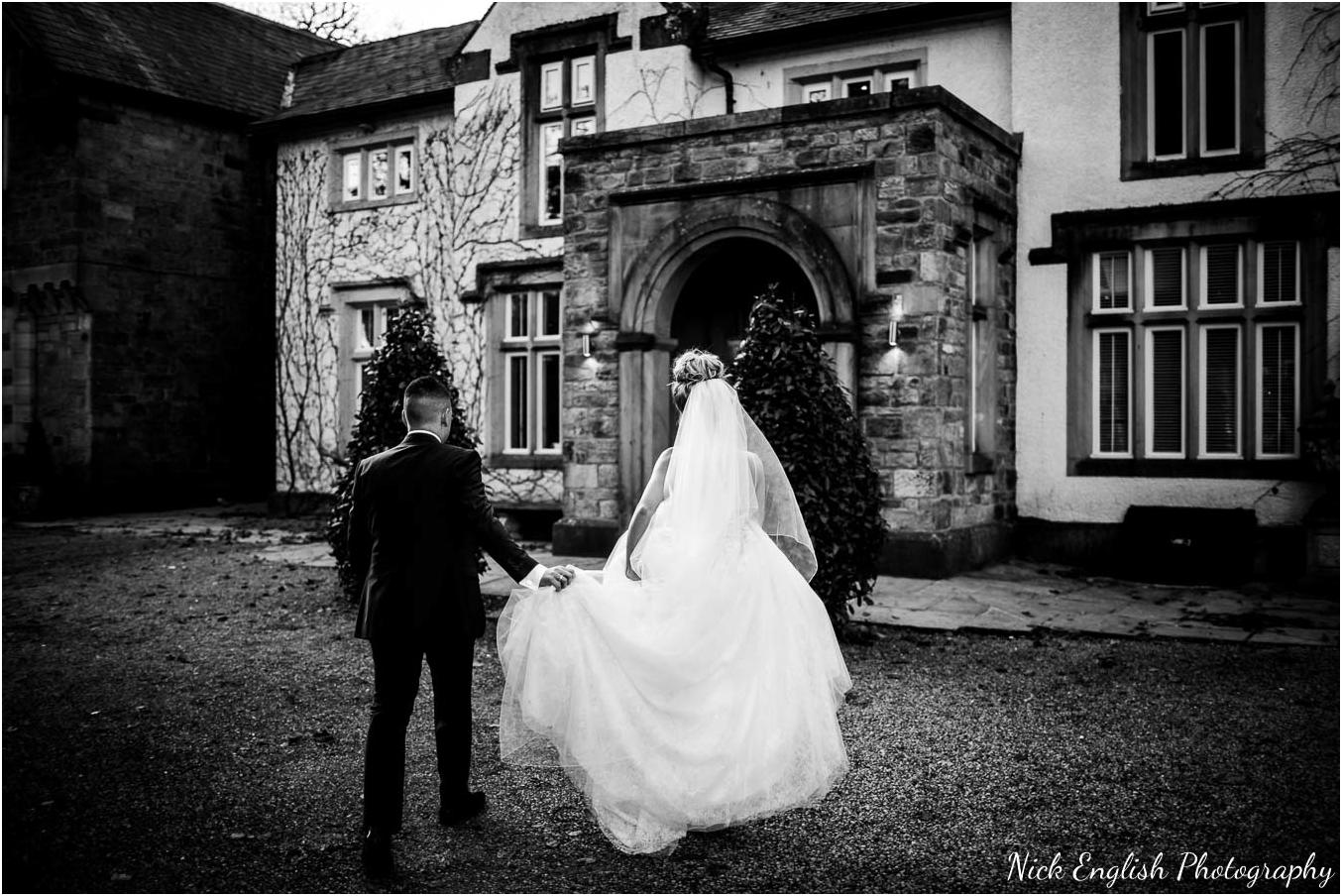 Mitton Hall Winter Wedding Photograph
