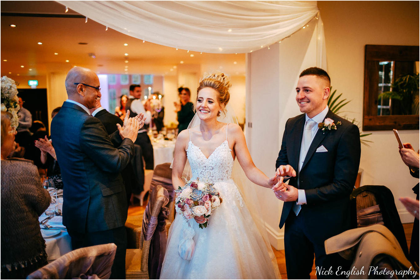 Mitton Hall Winter Wedding Photograph