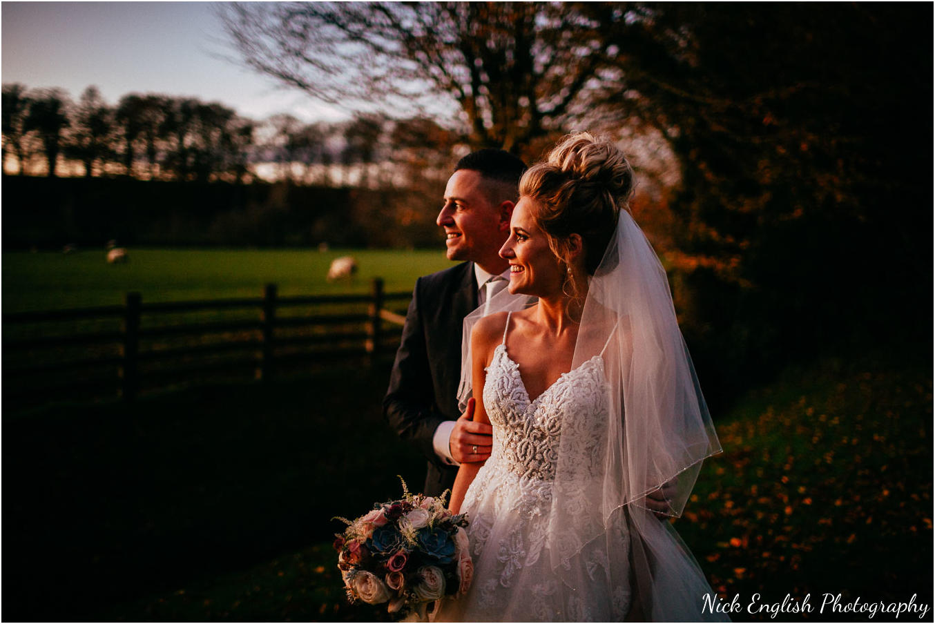 Mitton Hall Winter Wedding Photograph