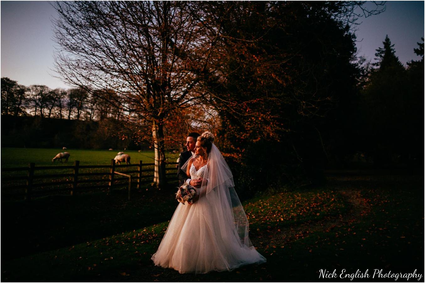 Mitton Hall Winter Wedding Photograph