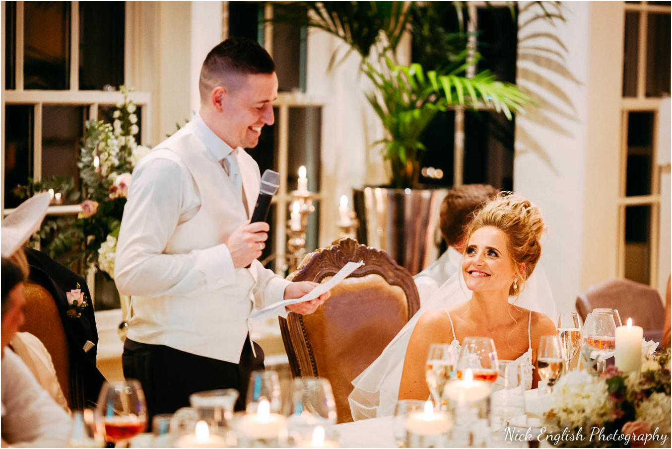 Mitton Hall Winter Wedding Photograph