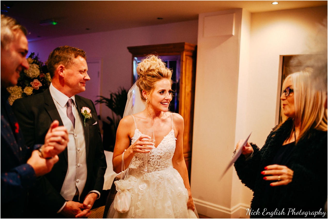 Mitton Hall Winter Wedding Photograph