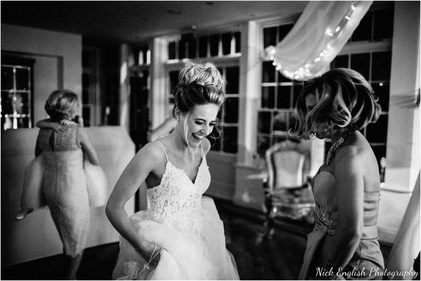Mitton Hall Winter Wedding Photograph