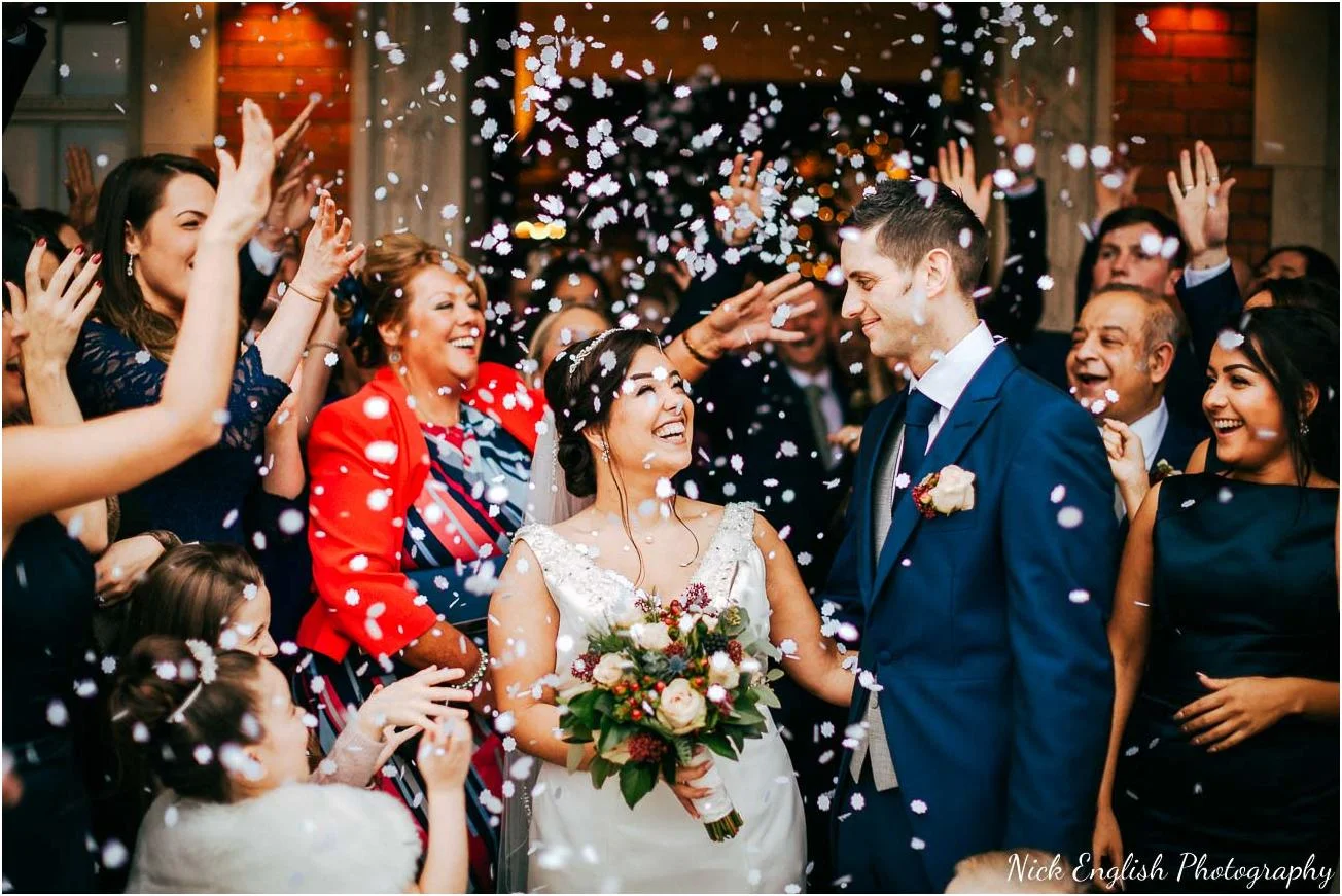 Jade & Jo - Eaves Hall Christmas Winter Wedding Photographs