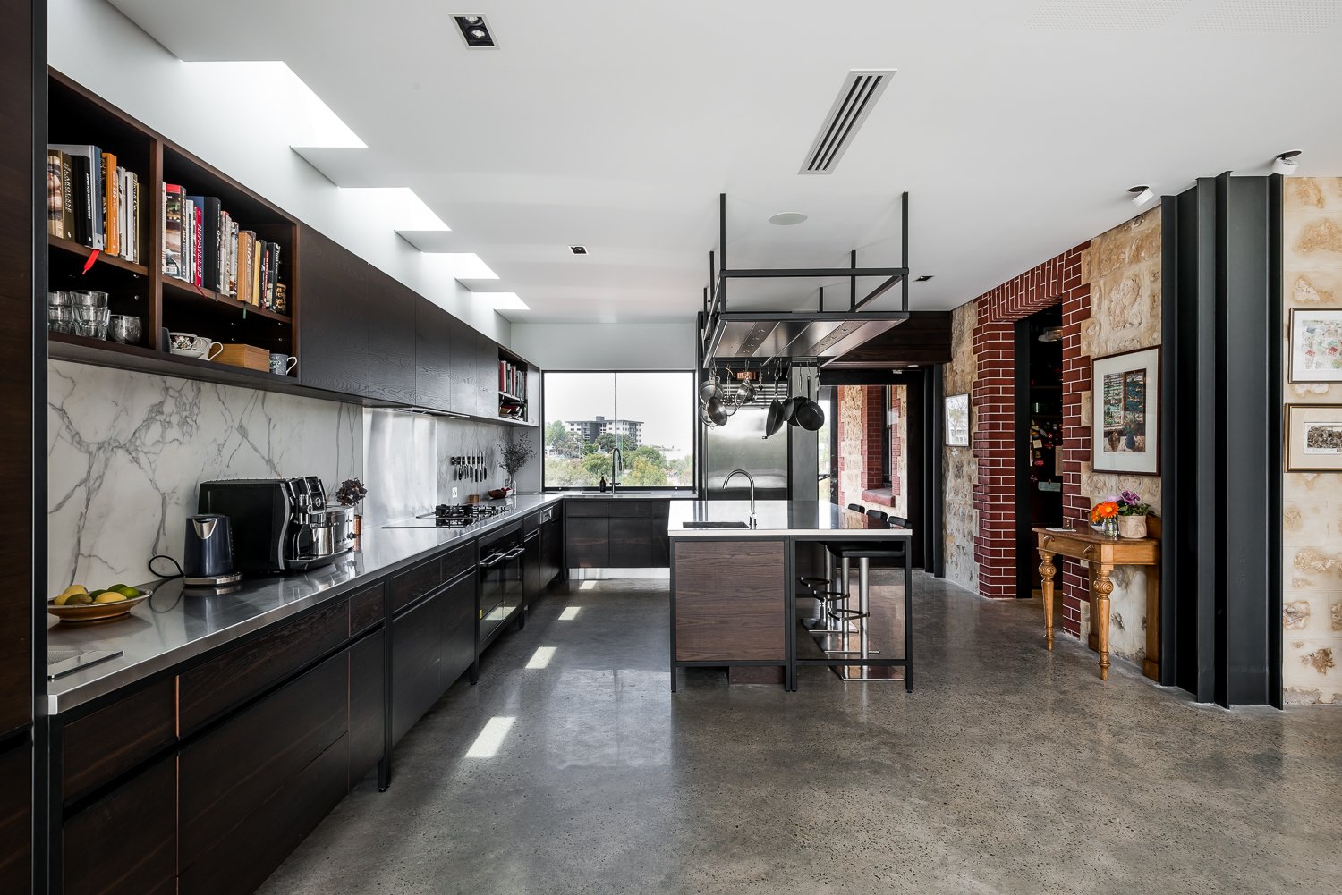 Open kitchen concrete floors heritage home East Fremantle Keen Architecture.jpg