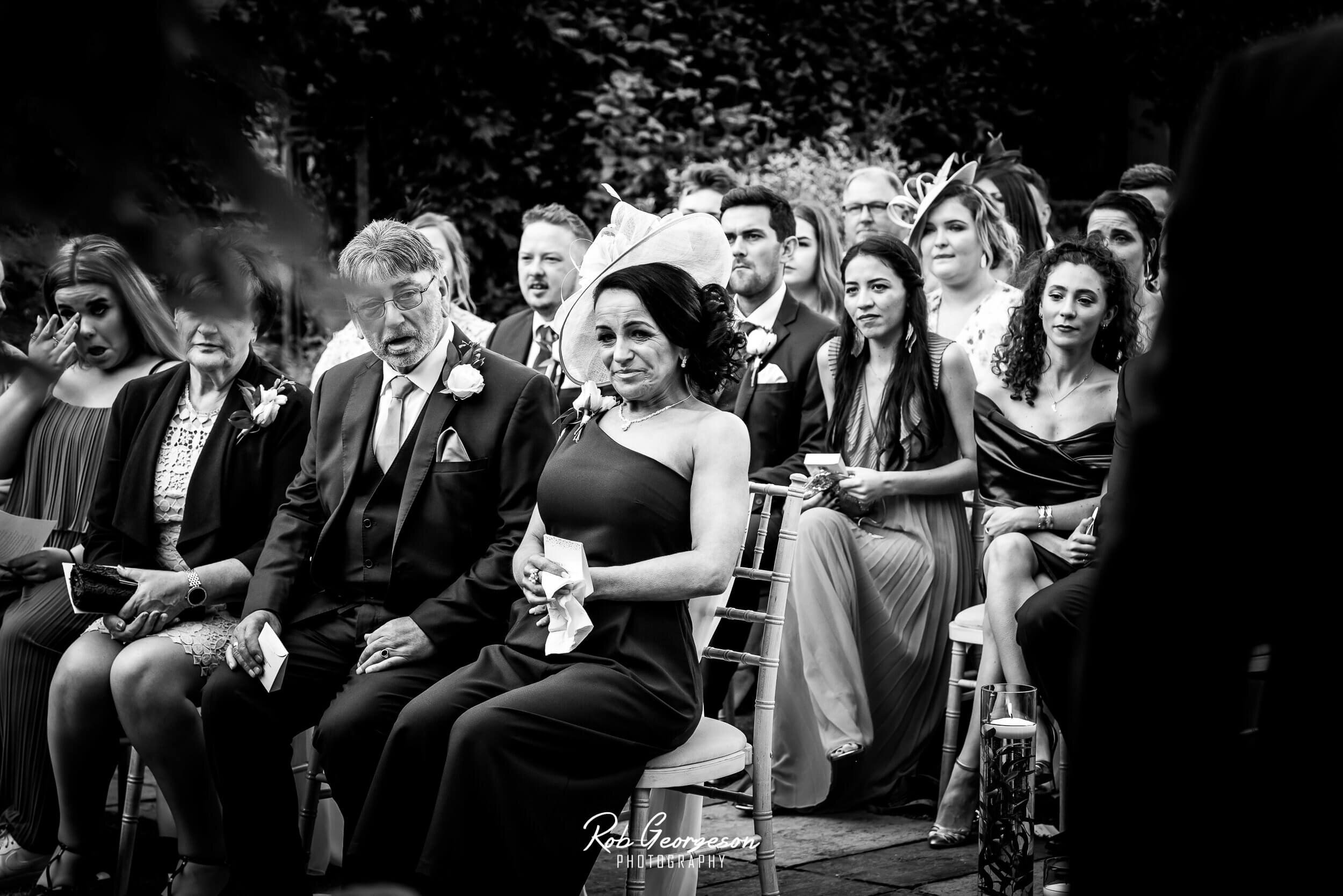 guests at a Pryors Hayes Wedding 