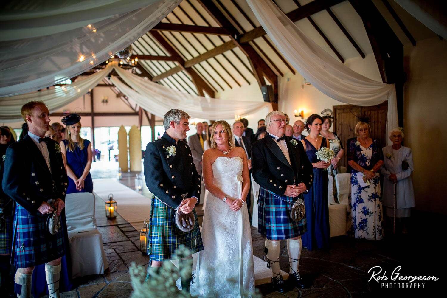 Great Hall At Mains Wedding Photography