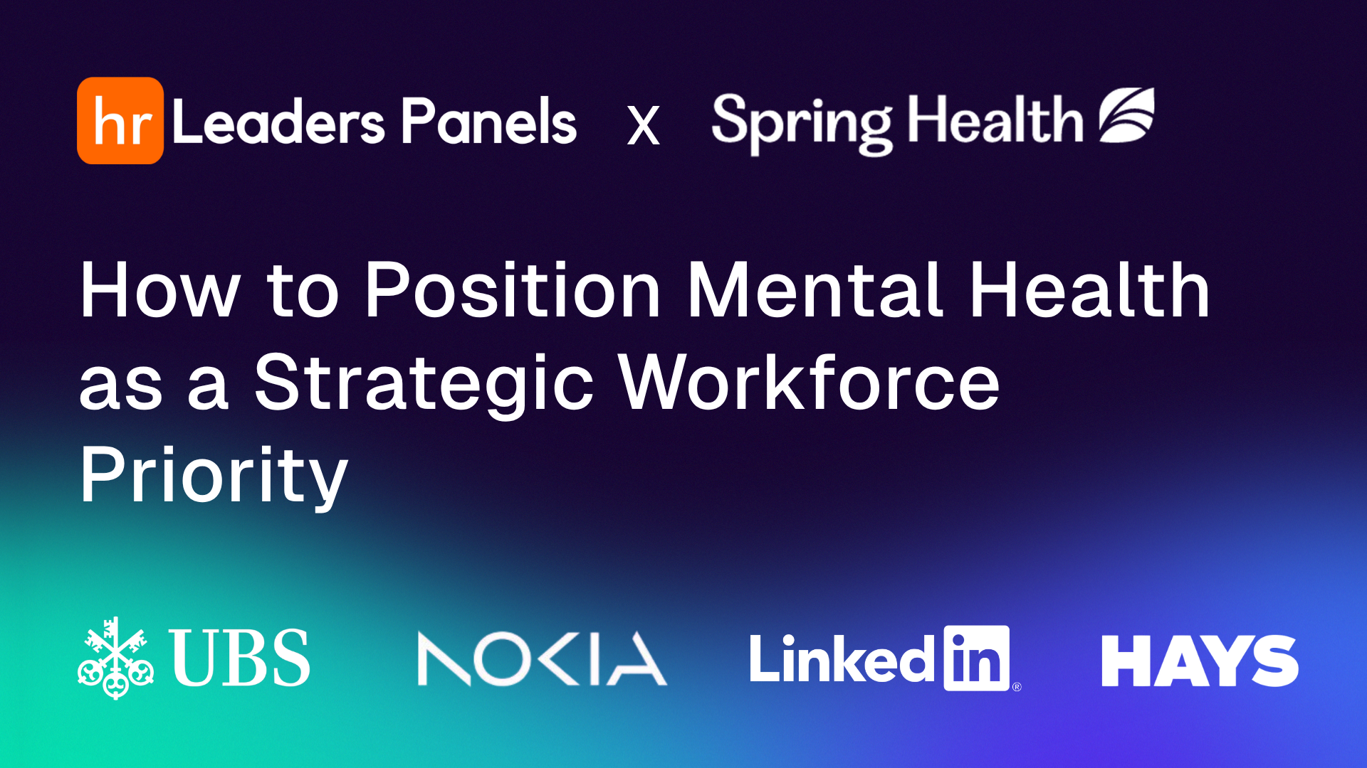 How to Position Mental Health as a Strategic Workforce Priority