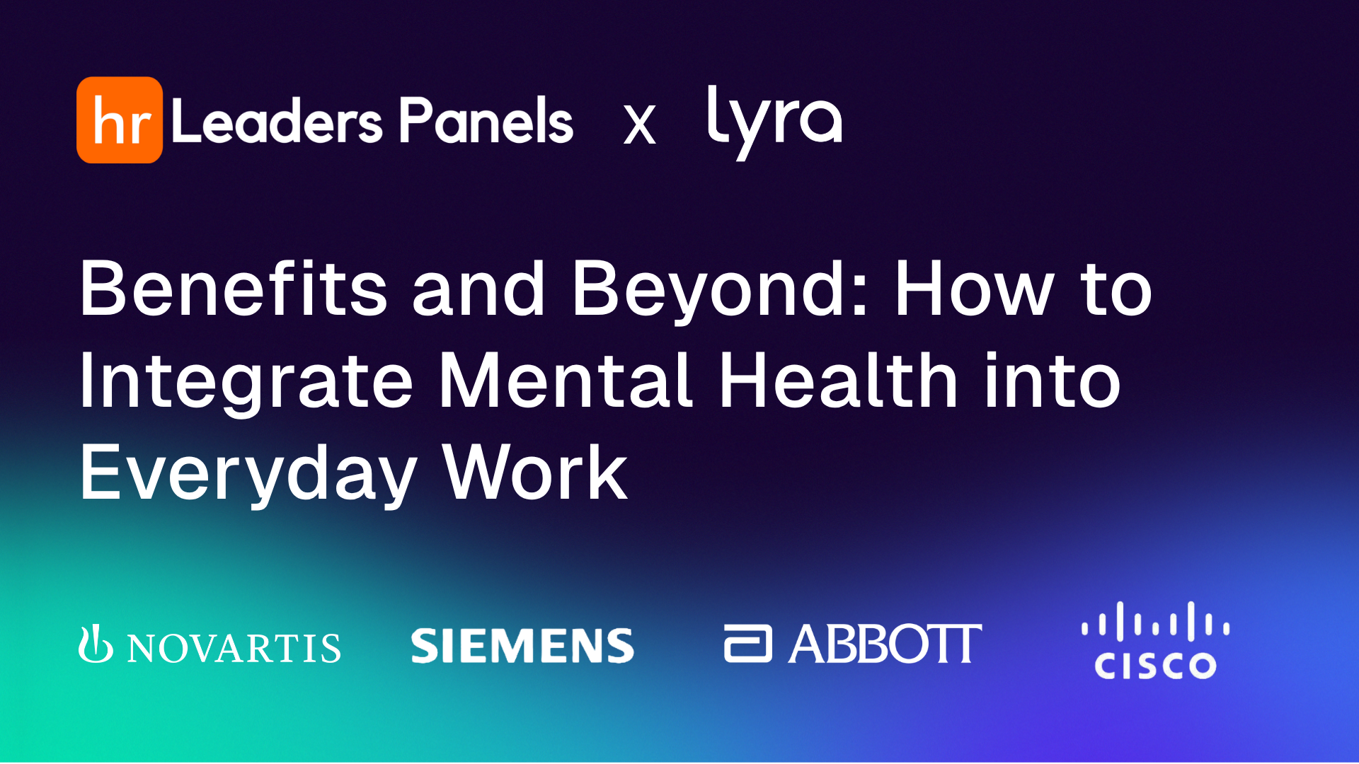 Benefits and Beyond: How to Integrate Mental Health into Everyday Work
