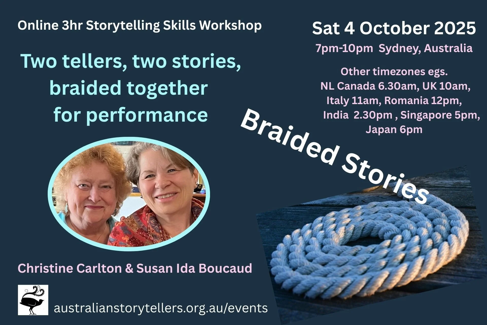 Braided Stories - Online Storytelling Workshop