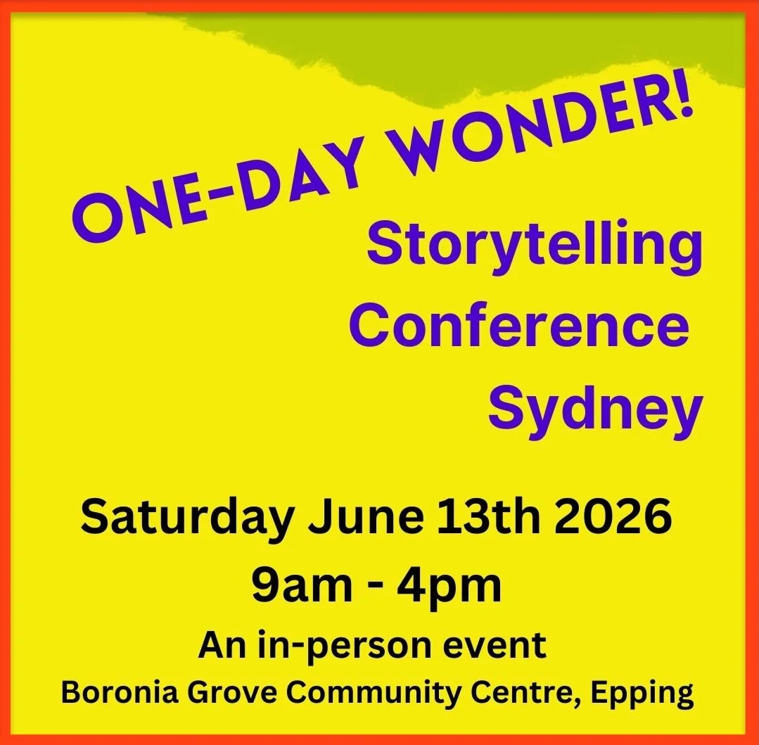 'One Day Wonder' Storytelling Conference in Sydney